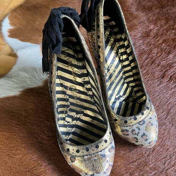 Irregular choice leopard heels size 7 - Picture 2 of 6